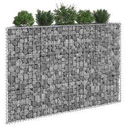 Trapezium Gabion Raised Bed Galvanized Steel 59.1"X7.9"X39.4"