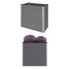 Garden Raised Bed Wpc 39.4"X19.7"X35.8" Gray