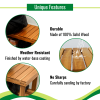 Beefurni Acacia Wood Shoe Rack Bench Strong Weight Bearing Upto 350 Lbs Best Ideas For Entryway Frontdoor Bathroom, Natural Color