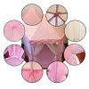 Outdoor Indoor Portable Folding Princess Castle Tent Kids Children Funny Play Fairy House Kids Play Tent (Led Star Lights)  Rt