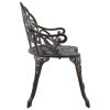 Bistro Bench 39.4" Bronze Cast Aluminium