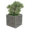 Gabion Raised Bed Galvanized Steel 19.7"X19.7"X19.7"