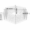 Hexagonal Gabion Raised Bed 63"X55.1"X19.7"