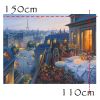 Twilight Wall Hanging Backdrop Cloth Bedroom Cozy Dorm Bedside Room Wall Art Decor Tapestry,59X43 Inch