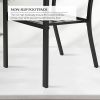 Outdoor Dining Chairs Set Of 2 Stacking Patio Metal Arm Chairs For Garden, Yard, Lawn