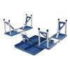 Siamese Folding Tables And Chairs-Plastic Ps Thickening