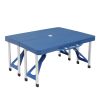 Siamese Folding Tables And Chairs-Plastic Ps Thickening