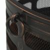 21.6'' H X 26'' W Steel Wood Burning Outdoor Fire Pit