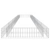 Gabion Raised Bed Galvanized Steel 236.2"X39.4"X7.9"