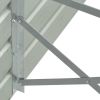 Raised Garden Bed 126"X15.7"X30.3" Galvanised Steel Green