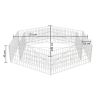 Hexagonal Gabion Raised Bed 78.7"X68.1"X15.7"
