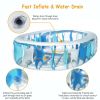 90Ãƒâ€”60Ãƒâ€”20In Inflatable Swimming Pool Blow Up Family Pool For Kids Foldable Swim Ball Pool Center