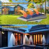 2 Pack Motion Sensor Flood Light 18 Led 300Lm Waterproof Security Lighting Wireless Wall Lights For Outside Patio Garden