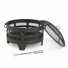 21.6'' H X 26'' W Steel Wood Burning Outdoor Fire Pit