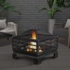 Joseph 24'' H X 26'' W Steel Wood Burning Outdoor Fire Pit