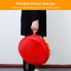 Kids Play Tent Foldable Pop Up Fire Truck Tent Portable Children Baby Play House W/ Carry Bag For Indoor Outdoor Use
