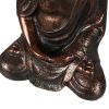 16.1Inch Zen Buddha Indoor Outdoor Statue For Yard Garden Patio Deck Home Decor