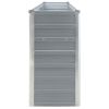 Raised Garden Bed 126"X15.7"X30.3" Galvanised Steel Gray