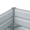 Garden Raised Bed Galvanized Steel 157.5"X31.5"X17.7" Anthracite