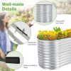 Raised Garden Bed With Open Base For Growing Vegetables