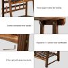 3 Tier Wooden Plant Stand Bonsai Display Flower Shelf Outdoor Indoor Home Garden