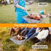 Foldable Bbq Grill Charcoal Barbecue Stove Portable Stainless Steel Campfire Stove Pit