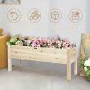 Raised Garden Bed Elevated Planter Box Wood For Vegetable Flower Herb