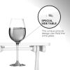 Outdoor Adirondack Side Table,Weather Resistant Coffee End Table For Patio,Easy To Assemble (Rectangle - White) On-Site