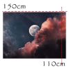Night Cloud Hanging Tapestry Bedroom Bedside Tapestry Dorm Wall Art Cloth Tapestry Backdrop Decor, 59X43 Inch