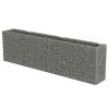 Gabion Raised Bed Galvanised Steel 141.7"X19.7"X39.4"
