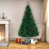8Ft Christmas Tree With 1138 Branches Folding Metal Christmas Tree Stand, Xmas Pine Tree For Indoor Outdoor Holiday Decoration