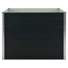 Raised Garden Bed Anthracite 39.4"X39.4"X30.3" Galvanized Steel