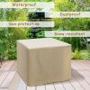 30 Inch 50000 Btu Square Propane Gas Fire Pit Table With Table Cover