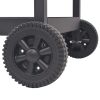 Bbq Charcoal Smoker With Bottom Shelf Black