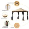 2-Tier 10 X 10 Feet Patio Shelter Awning Steel Gazebo Canopy