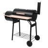 Zokop Oil Drum Charcoal Furnace High Temperature Spray Paint (500-600 Degrees) Diameter 15Cm Plastic Wheel