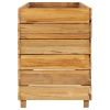 Raised Bed 59.1"X15.7"X21.7" Recycled Teak And Steel