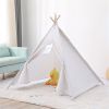 Natural Canvas Play Tent; Toys For Girls/Boys Indoor & Outdoor Playing Kids Tent For Kids ; Kids Play Tent For Girls & Boys; Gifts Playhouse For Kids