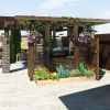 Wooden Vegetable Raised Garden Bed For Backyard Patio Balcony