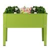 24.5 X 12.5 Inch Outdoor Elevated Garden Plant Stand Flower Bed Box