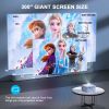 Mini Projector, Native 1080P Full HD 9000L SOPYOU Movie Outdoor Projector 4K Supported with 360Â° Tripod, Video Mini Portable Projector for HDMI, USB,