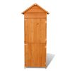 Garden Storage Cabinet Brown 31.1"X19.3"X74.8"