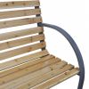 Garden Bench 47.2' Wood And Iron