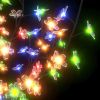 Christmas Tree 200 Leds Colorful Light Cherry Blossom 70.9"