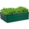40 Inch X 32 Inch Patio Raised Garden Bed For Vegetable Flower Planting