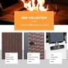 Outdoor 30 Inch Rectangular Gas Stove With Lid 50,000 Btu Rattan Look