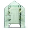 8 Shelves Mini Walk In Greenhouse Outdoor Gardening Plant Green House