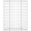 Trapezium Gabion Raised Bed Galvanized Steel 31.5"X7.9"X39.4"