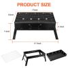 Foldable Portable Bbq Charcoal Grill Grill Lightweight Smoker Grill For Camping Picnics Garden Grilling
