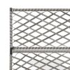 Trellis Raised Bed With 3 Pots 32.7"X11.8"X51.2" Poly Rattan Gray